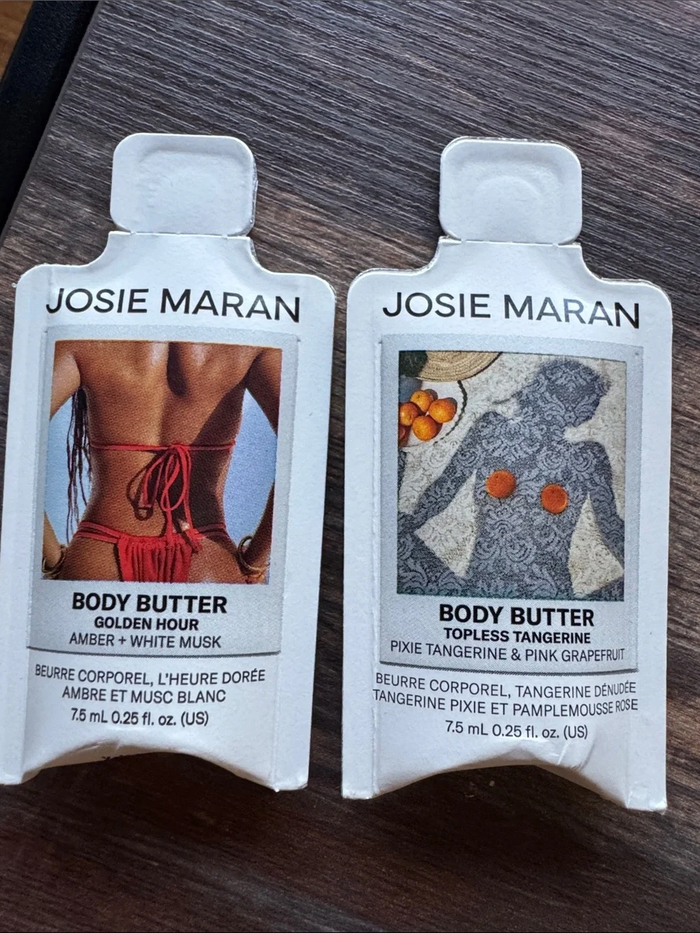 JOSIE MARAN White Body Butter Duo - Golden Hour & Topless Tangerine